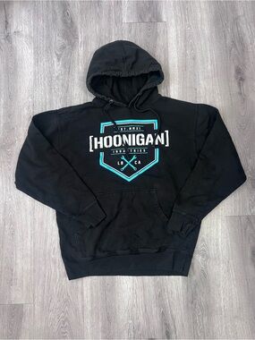 Hoonigan Black Graphic Pullover Hoodie